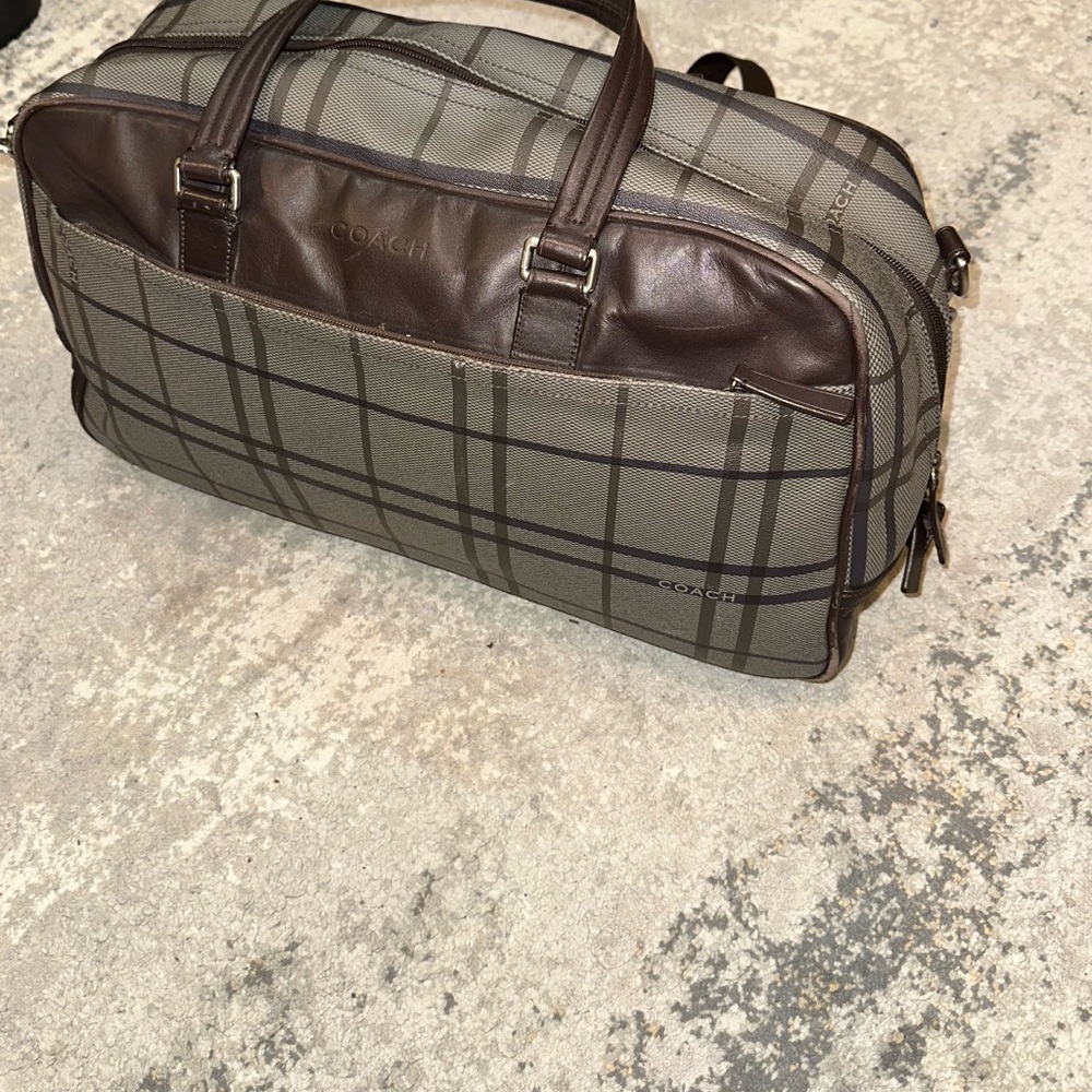 COACH | TATTERSALL Luggage Duffle Weekender Carry-On Bag